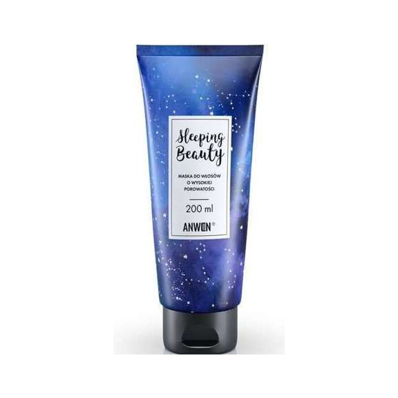 ANWEN Sleeping Beauty maska do włosów wysokoporowatych na noc, 200 ml