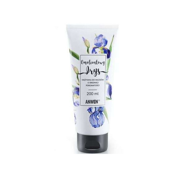 ANWEN odżywka do włosów o średniej porowatości EMOLIENTOWY IRYS, 200 ml