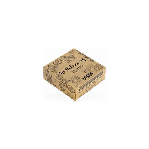 ANWEN NO FLAKE NO CRY szampon przeciwłupieżowy w kostce (puszka), 75 g