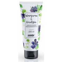 ANWEN maska do włosów średnioporowatych WINOGRONA I KERATYNA, 200 ml
