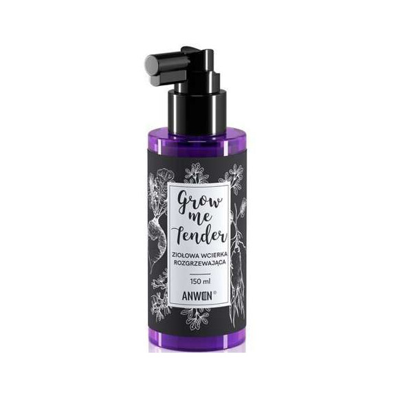 ANWEN GROW ME TENDER rozgrzewająca wcierka ziołowa do skóry głowy, 150 ml