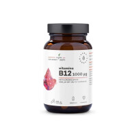 AURA HERBALS Witamina B12 1000 mcg Metylokobalamina (90 kaps.)