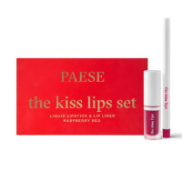 PAESE ZESTAW ŚWIĄTECZNY 2024 THE KISS LIPS zestaw pomadka i konturówka RASPBERRY RED 05