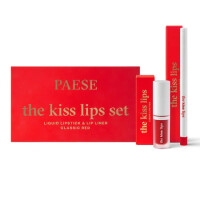 PAESE ZESTAW ŚWIĄTECZNY 2024 THE KISS LIPS zestaw pomadka i konturówka CLASSIC RED 06