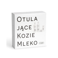 Ziaja Kozie Mleko zestaw prezentowy - kremowy żel myjący, 500 ml + mleczko do ciała, 400 ml + skoncentrowany krem do rąk i paznokci, 50 ml + odżywczo-