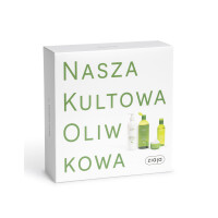 Ziaja Oliwkowa zestaw prezentowy płyn micelarny, 200 ml + żel pod prysznic, 500 ml + mleczko do ciała, 400 ml + krem do twarzy, 50 ml