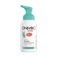 OnlyBio Kids łagodna pianka do mycia ciała i rąk od 3. roku życia 300ml (E1)
