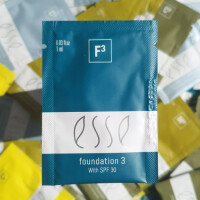 ESSE FOUNDATION 3 MINI WERSJA Podkład probiotyczny z ochroną SPF30 (odcień naturalny 03) (1 ml)