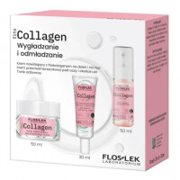 FLOSLEK - Zestaw fitoCOLLAGEN Wygładzanie i odmładzanie (Krem nawilżający + Krem pod oczy + Tonik)
