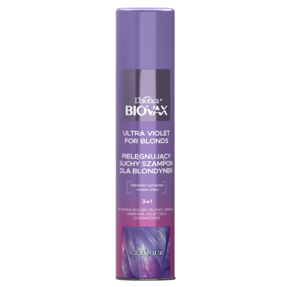 BIOVAX Glamour Ultra Violet for Blond suchy szampon 200 ml