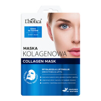 L'BIOTICA Home SPA L'BIOTICA Maska kolagenowa na tkaninie - wygładza i liftinguje 23 ml