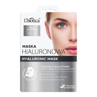 L'BIOTICA Home SPA L'BIOTICA Maska hialuronowa na tkaninie - nawilża i uelastycznia 23 ml