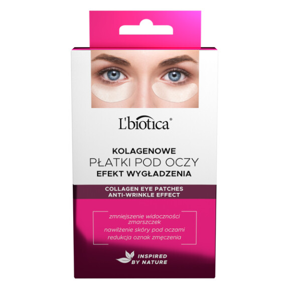 L'BIOTICA Home SPA L'BIOTICA Kolagenowe płatki pod oczy Przeciwzmarszczkowe 3 pary