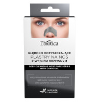 L'BIOTICA Home SPA L'BIOTICA Głęboko Oczyszczające plastry na nos Charcoal 3 szt.