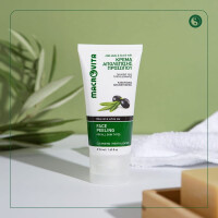 MACROVITA naturalny peeling do twarzy z bio-oliwą i białą herbatą 50ml
