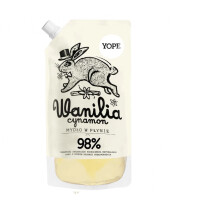 YOPE Zapas Mydło w płynie do rąk Wanilia i Cynamon 500ml