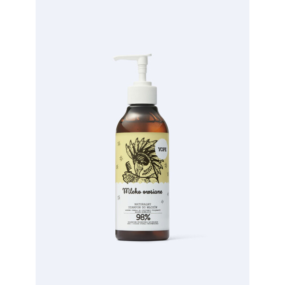 YOPE Naturalny szampon do włosów normalnych Mleko owsiane 300ml