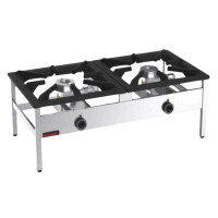 Taboret podgrzewczy gazowy. 2-palnikowy 18kW