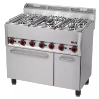 ﻿Trzon gazowy gastronomiczny z piek. elektrycznym SPT 90/5 GL | REDFOX 00000540