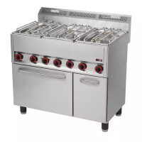 ﻿Trzon gazowy gastronomiczny z piek. elektrycznym SPT 90/5 GLS | REDFOX 00000543