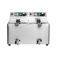 Frytownica do gastronomii elektryczna, podwójna 2x8L | Resto Quality RQF8LV2