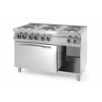 Trzon elektryczny 6-płytowa Kitchen Line z konwekcyjnym piek. elektr. GN 1/1
