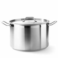 Garnek średni z pokrywką Profi Line, poj.23,5 l, fi.360x(H)230 mm