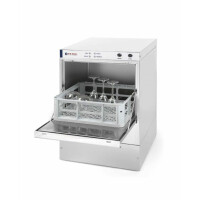 Zmywarka gastronomiczna do szkła 40x40, manualna, z pompą spustową