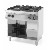 Trzon gazowy 4-palnikowy Kitchen Line na podstawie otwartej