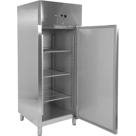 Szafa chłodnicza gastronomiczna nierdzewna 650 litrów 1-drzwiowa 740x830x2010 mm