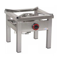 Gastronomiczny taboret gazowy 400x400x380 mm 3,4 kW - Egaz, TGOM-103