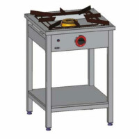 Trzon gazowy 1-palnikowy 600x600x850 mm - Egaz, TG-107.III