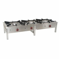 Taboret gazowy 3-palnikowy 1690x600x350 mm - Egaz, TG-324.I