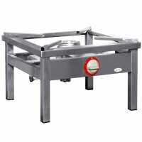 Gastronomiczny taboret gazowy 1-palnikowy 600x600x350 mm - Egaz, TG-107.I