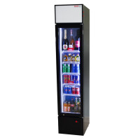 Wąska szafa chłodnicza przeszklona 160L - PX-SS-P160FA SLIM