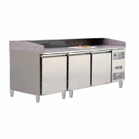 Stół chłodniczy do pizzy 3-drzwiowy, 420L - PXEPF3485