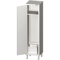 Szafa ze stali nierdzewnej porządkowa z umywalką 500x500x2000 mm