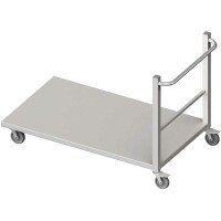 Wózek nierdzewny transportowy, platforma 1000x600x950 mm