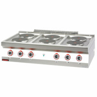 Trzon gastronomiczny elektryczny 6 płyty okrągłych 6x2,6kW