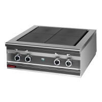 Trzon gastronomiczny elektryczny (top) 800mm 4x4,0 kW