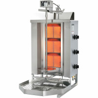 Gastronomiczny kebab gazowy, GD 3, P 10.5 KW, G 30