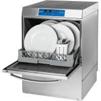 Zmywarka profesjonalna z funkcją wyparzania uniwersalna power digital dozownik płynu myjącego 6.65 kW 400 V
