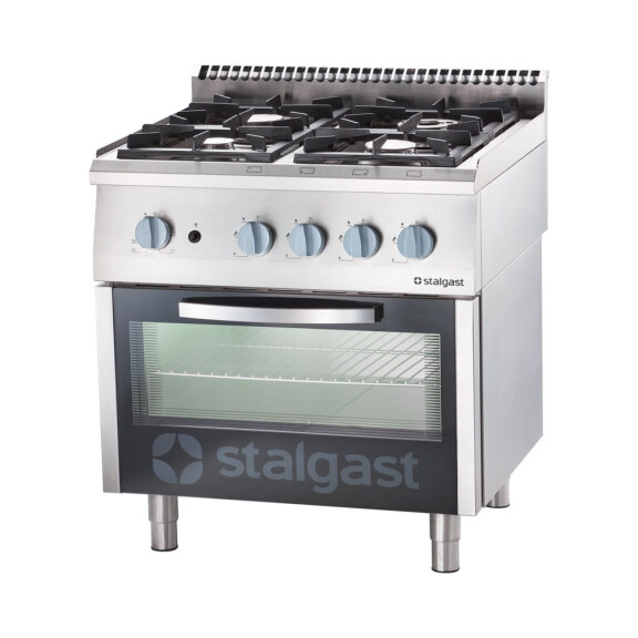 Trzon gazowy gastronomiczny, 4-Palnikowy z piek. gazow. 20.5+5 kW, G20