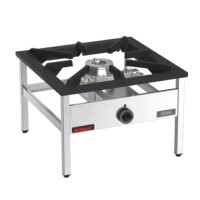 Taboret gastronomiczny pogrzewczy gazowy Kromet moc 9kW 000.TG-1