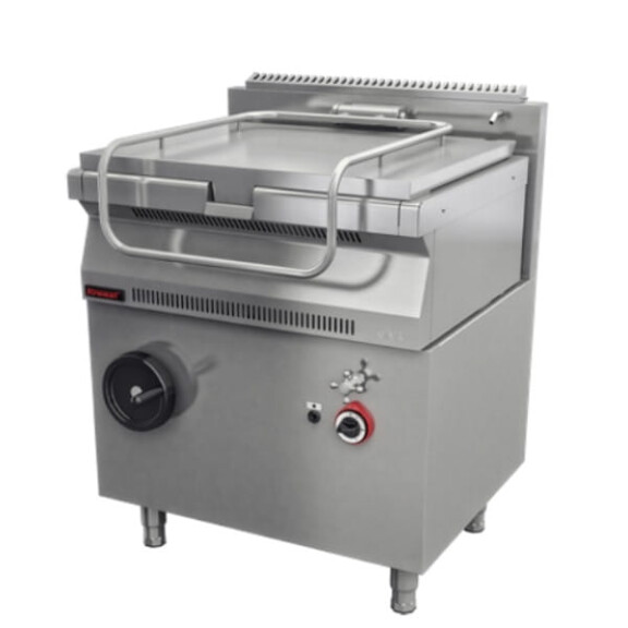 Patelnia uchylna gastronomiczna, gazowa przechylna 50 l 10 kW