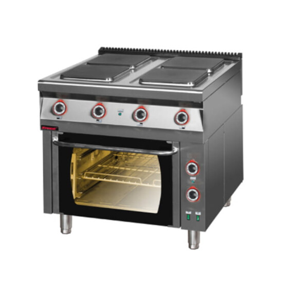 Trzon gastronomiczny elektryczny z piek. elektrycznym z termoobiegiem 900 mm 4x4kW + 7,0 kW (piek.)