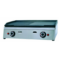 Profesjonalna płyta grillowa gazowa | ryflowano/gładka | 6,4kW | RQG30973