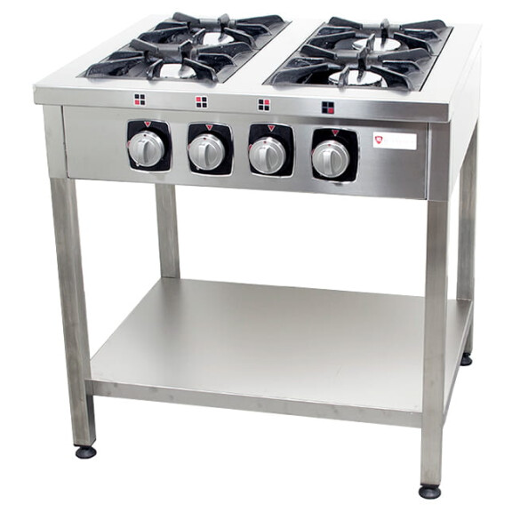 Trzon gastronomiczny wolnostojący 4 palnikowy RQ403554 | 28 kW
