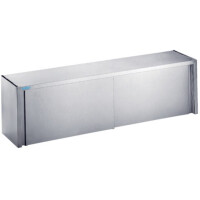 Szafka ścienna nierdzewna wisząca, drzwi suwane 1000x400x550 mm | Rilling AHS041000000