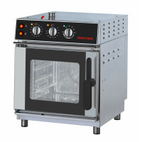 Piec konwekcyjno-parowy Inoxtrend Compact PK-DA-304E | 4xGN2/3 | 4,3 kW / 3 kW | 400 V / 230 V | 510x660x670mm